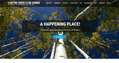 Desktop Screenshot of canyoncreekclubhomes.com